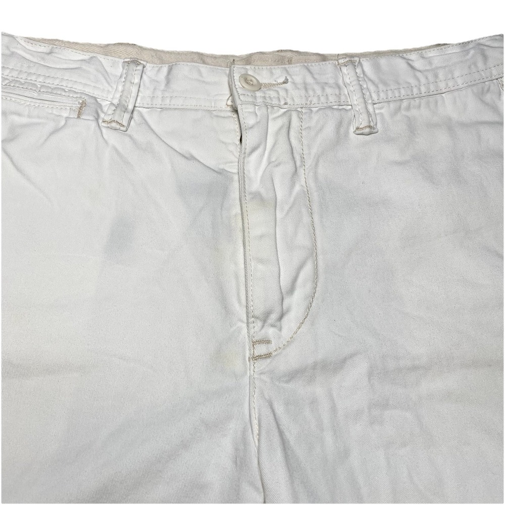Polo by Ralph Lauren Flat Front Cotton Twill Shorts 34 (35x9) Relaxed Fit White